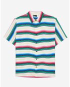 Chemise imprimée multicolore
