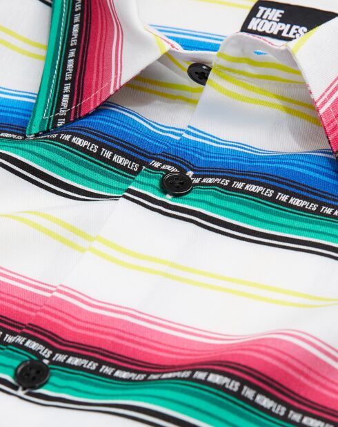 Chemise imprimée multicolore