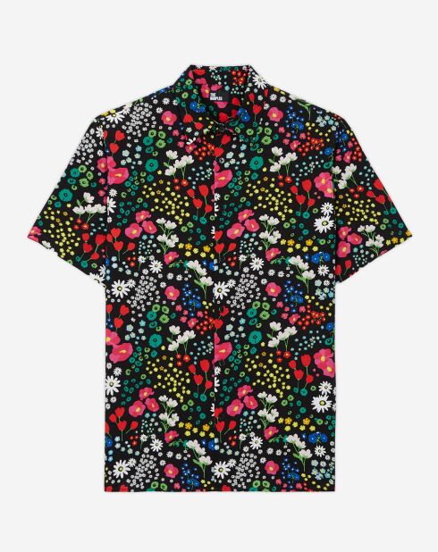 Chemise imprimée multicolore