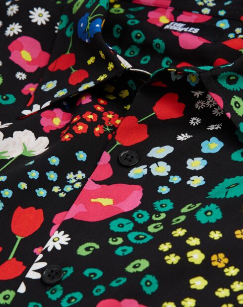 Chemise imprimée multicolore