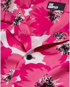 Chemise imprimée rose