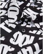 Chemise décontractée avec logo Tape noire