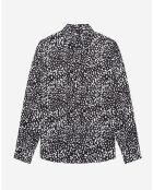 Chemise imprimée noire