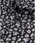 Chemise imprimée noire