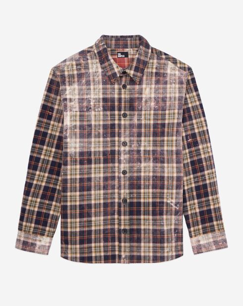 Chemise à carreaux multicolore