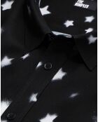 Chemise imprimée noire