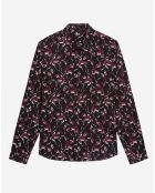 Chemise imprimée noire