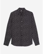 Chemise imprimée noire
