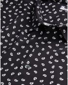 Chemise imprimée noire