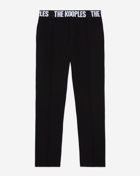 Pantalon logo The Kooples noir