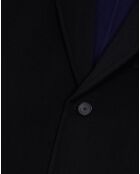 Manteau long en Laine mélangée noir