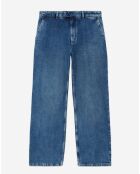 Jean large bleu
