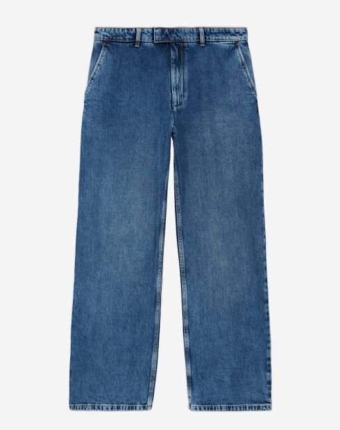 Jean large bleu