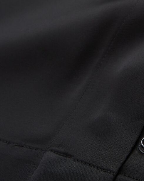 Pantalon effet satin noir