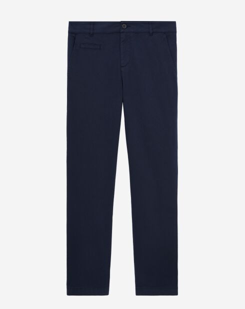 Pantalon chino bleu marine