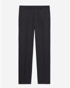 Pantalon de costume à rayures noir