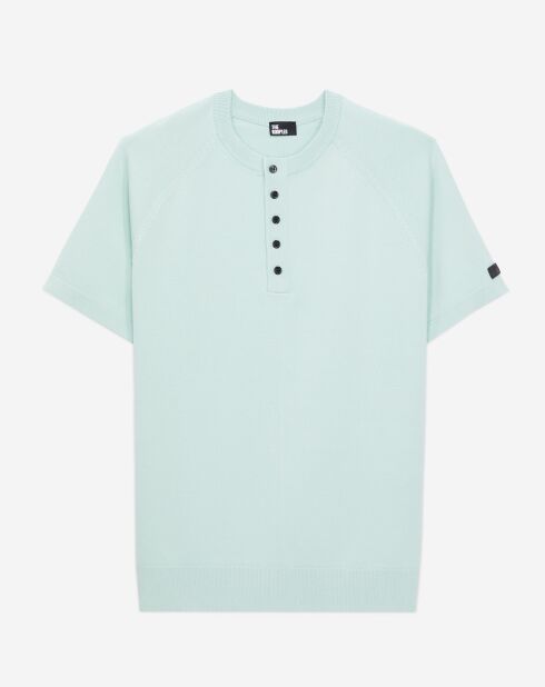 T-Shirt en Maille bleu