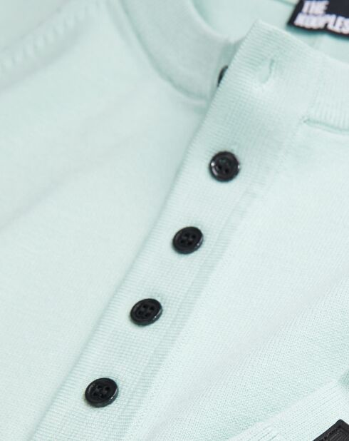 T-Shirt en Maille bleu