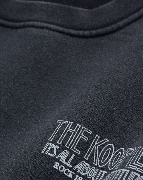 Sweat imprimé noir