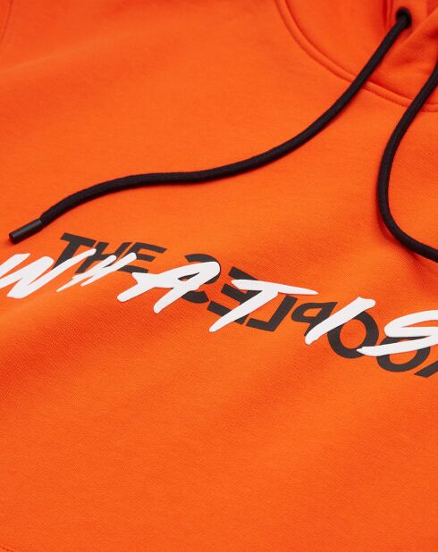 Sweat à capuche Qu'est-ce que orange