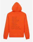Sweat à capuche Qu'est-ce que orange
