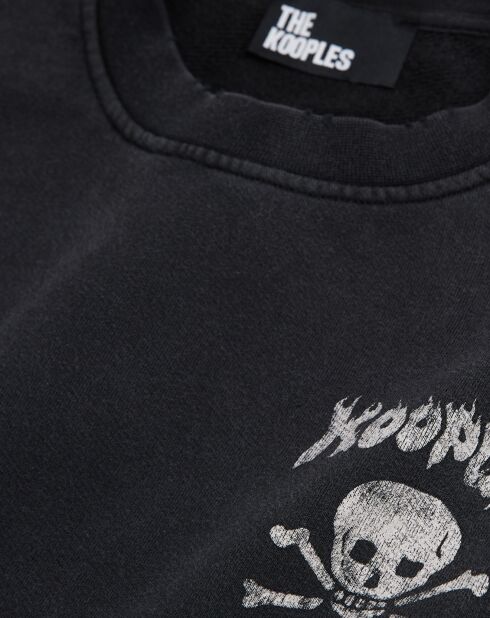 Sweat sérigraphié noir