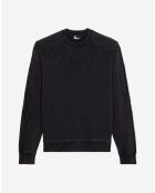 Sweat avec broderie Western noir