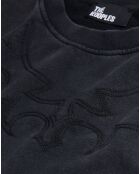 Sweat avec broderie Western noir