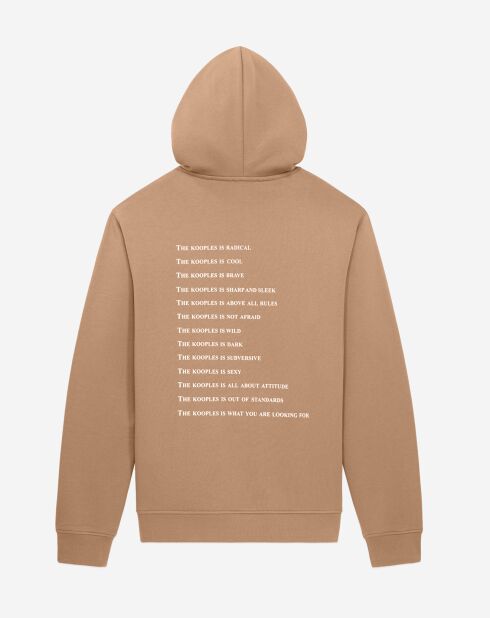 Sweat à capuche Qu'est-ce que le camel
