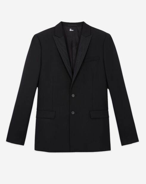 Veste de costume en Laine noire