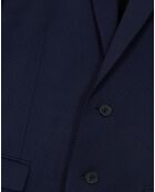 Veste de costume en Laine pied-de-poule bleue