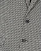 Veste de costume en Laine à motifs grise