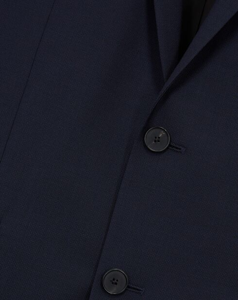Marineblauw colbert van 100% wol