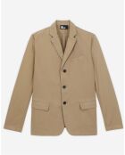 Veste coupe droite beige
