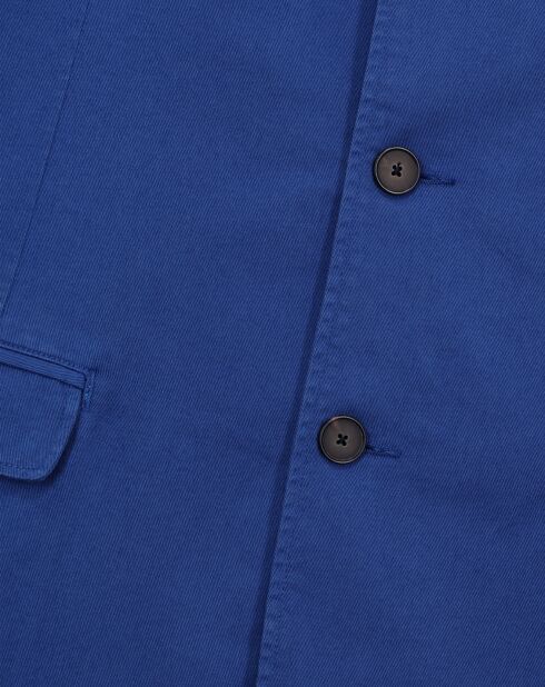 Veste coupe droite bleue