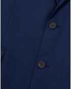 Veste de Costume 100% Laine micro motif bleu marine