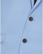 Veste de Costume 100% Laine fil à fil bleue