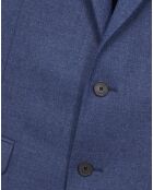 Veste en flanelle bleue