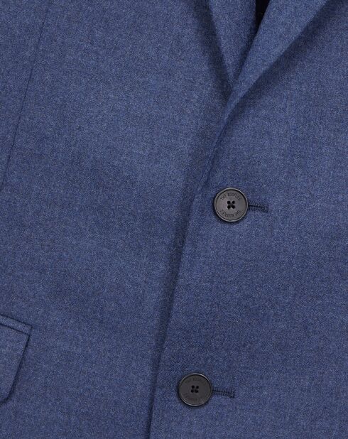 Veste en flanelle bleue