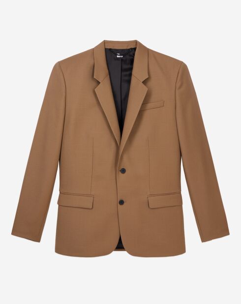 Veste 100% Laine camel