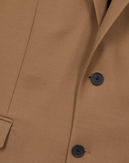 Veste 100% Laine camel