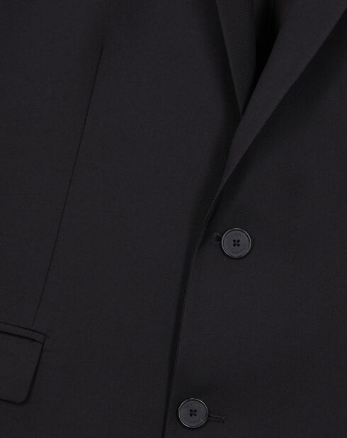 Veste de Costume 100% Laine noire