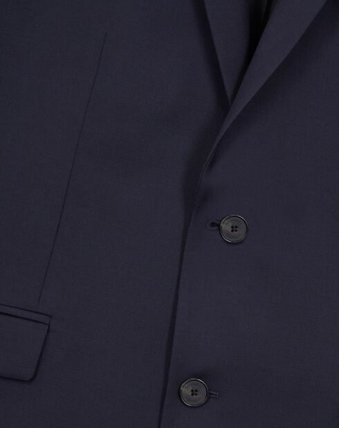 Marineblauw colbert van 100% wol