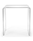 Tabouret Clio transparent - 41x22xH46 cm