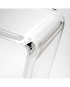 Tabouret Clio transparent - 41x22xH46 cm