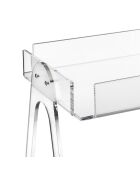 Table d'appoint Tajine transparente - 52x38.5xH40 cm