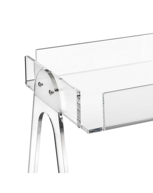 Table d'appoint Tajine transparente - 52x38.5xH40 cm