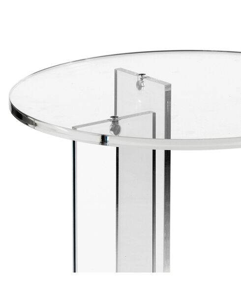 Tavolino Lu trasparente - 40x40xH45,5 cm