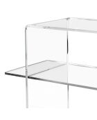 Table d'appoint Dyno transparente - 55x31.5xH60 cm