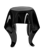 Table d'appoint Drappeggi noir - 76x67xH66 cm
